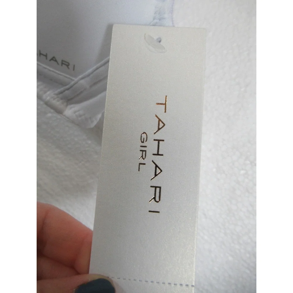 NEW Tahari Girl T-Shirt Bra 32A White Wireless Lined